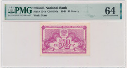 50 groszy 1944 - PMG 64