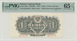 1 złoty 1944 ...owym - EO - PMG 65 EPQ