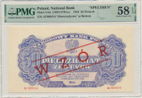 50 złotych 1944 ...owe - At 889410 - PMG 58 EPQ - WZÓR KOLEKCJONERSKI
