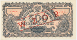 500 złotych 1944 ...owe - WZÓR KOLEKCJONERSKI - Ax -