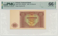 10 złotych 1946 - PMG 66 EPQ
