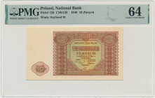 10 złotych 1946 - PMG 64