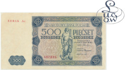 500 złotych 1947 - A2 - Kolekcja Lucow - rzadka seria