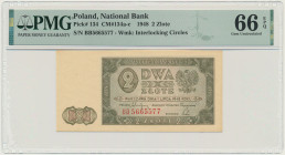 2 złote 1948 - BB - PMG 66 EPQ