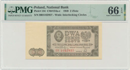 2 złote 1948 - BR - PMG 66 EPQ