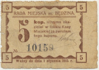 Będzin, 5 kopiejek 1915