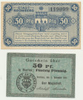 Bydgoszcz (Bromberg), 2x 50 fenigów