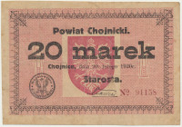 Chojnice, 20 marek 1920