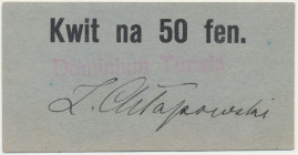 Dominium Turwia, 50 fenigów 1914