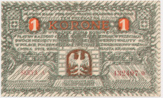 Kraków, 1 korona 1919 - A -