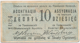 Tomaszów, 10 kopiejek 1914 - BARDZO RZADKI