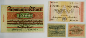 Germany, lot of notgelds (4 pcs.)