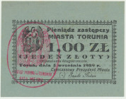 Toruń, 1 złoty 1939 - RZADKI