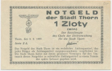 Toruń (Thorn), 1 złoty 1939
