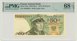 50 złotych 1975 - A - PMG 68 EPQ
