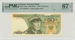 50 złotych 1975 - A - PMG 67 EPQ