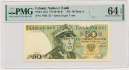 50 złotych 1975 - L - PMG 64 EPQ