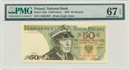 50 złotych 1975 - U - PMG 67 EPQ