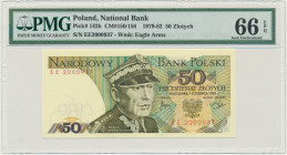 50 złotych 1982 - EE - PMG 66 EPQ