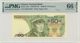 50 złotych 1988 - GR - PMG 66 EPQ