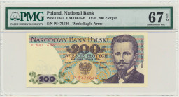 200 złotych 1976 - P - PMG 67 EPQ 2-ga nota