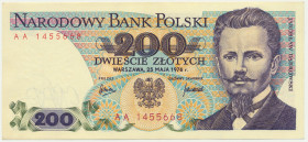 200 złotych 1976 - AA - RZADKA