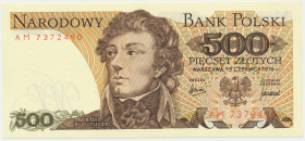 500 złotych 1976 - AM - bardzo rzadka seria