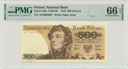 500 złotych 1976 - AP - PMG 66 EPQ