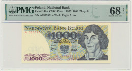 1.000 złotych 1975 - A - PMG 68 EPQ