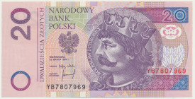 20 złotych 1994 - YB - seria zastępcza