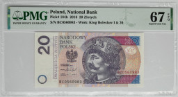 20 złotych 2016 - BC - PMG 67 EPQ