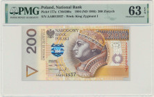 200 złotych 1994 - AA - PMG 63 EPQ