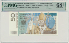 50 złotych 2006 - Jan Paweł II - PMG 68 EPQ