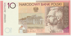 10 złotych 2008 - 90. Rocznica Odzyskania Niepodległości -