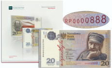 20 złotych 2018 - 100-lecie odzyskania Niepodległości - RP 0000888- niski numer