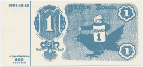 Solidarność, cegiełka 1 Zomol 1981