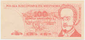 Solidarność, cegiełka 100 złotych