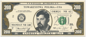 Solidarność, cegiełka 200 złotych 1974 - Terlecki -