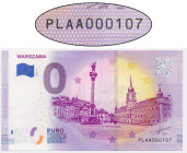 0 EURO 2019 - Warszawa - PLAA 000107 - niski numer -