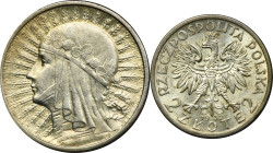 Głowa Kobiety, 2 złote 1932