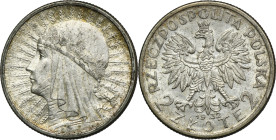 Głowa Kobiety, 2 złote 1932