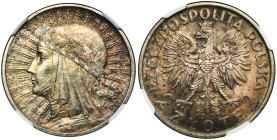 Głowa Kobiety, 2 złote 1933 - NGC MS62 - ładna patyna