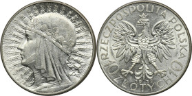 Głowa Kobiety, 10 złotych Warszawa 1932