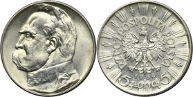 Piłsudski, 5 złotych 1936