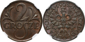 2 grosze 1925 - NGC MS65 BN