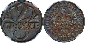 2 grosze 1931 - NGC MS65 BN
