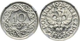 10 groszy 1923 - NGC MS63