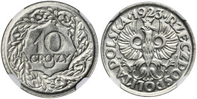 10 groszy 1923 - NGC MS63