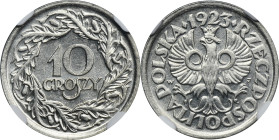 10 groszy 1923 - NGC MS62