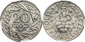 20 groszy 1923 - NGC MS66